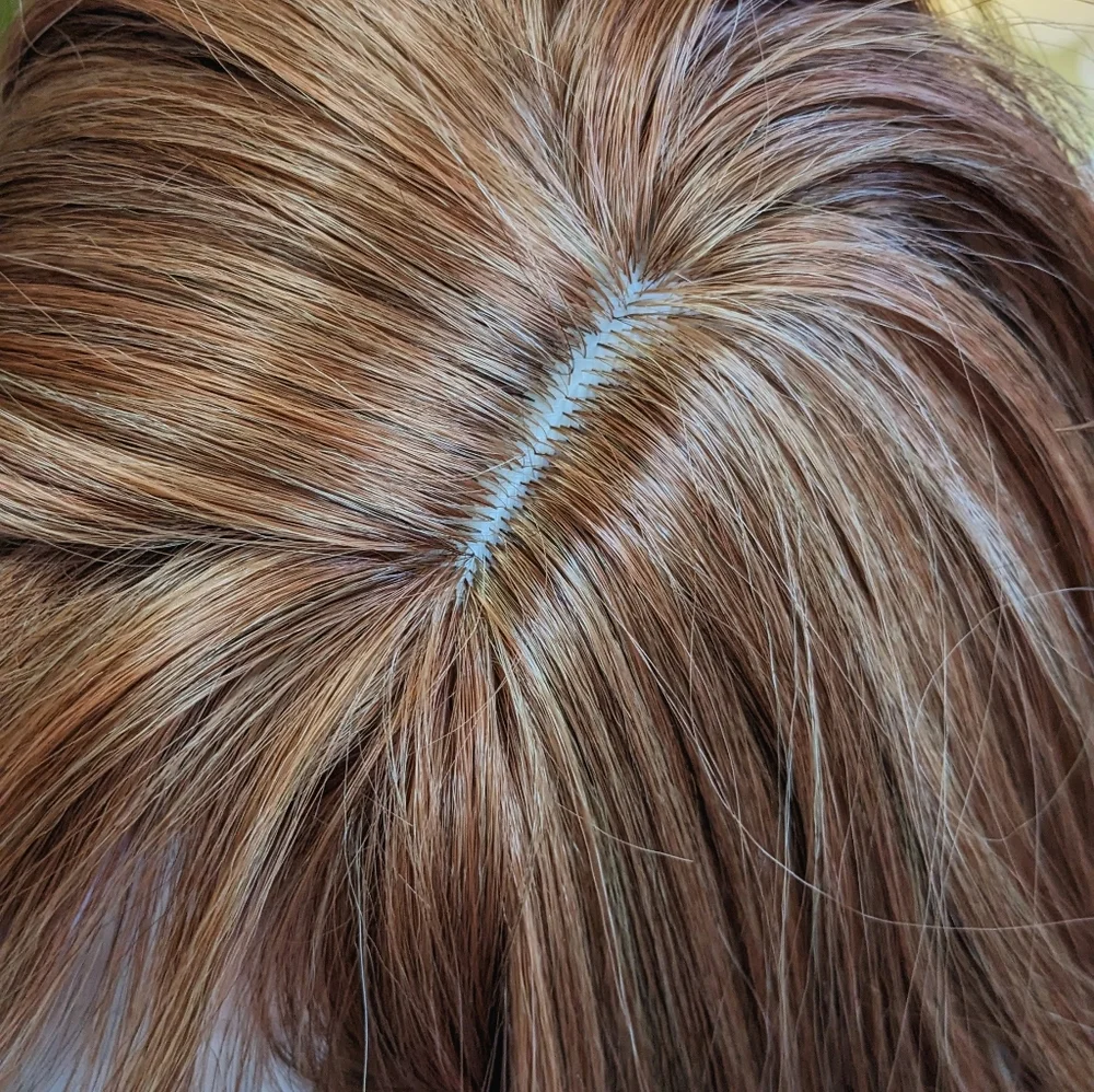 copper redhead ginger wig